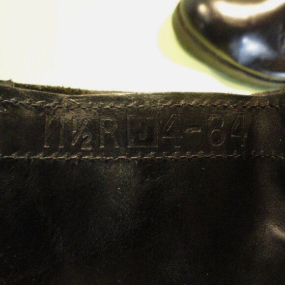 NEW 1984 MILITARY BLACK LEATHER RO-SEARCH sz11.5 TACTICAL BOOTS LD 6555